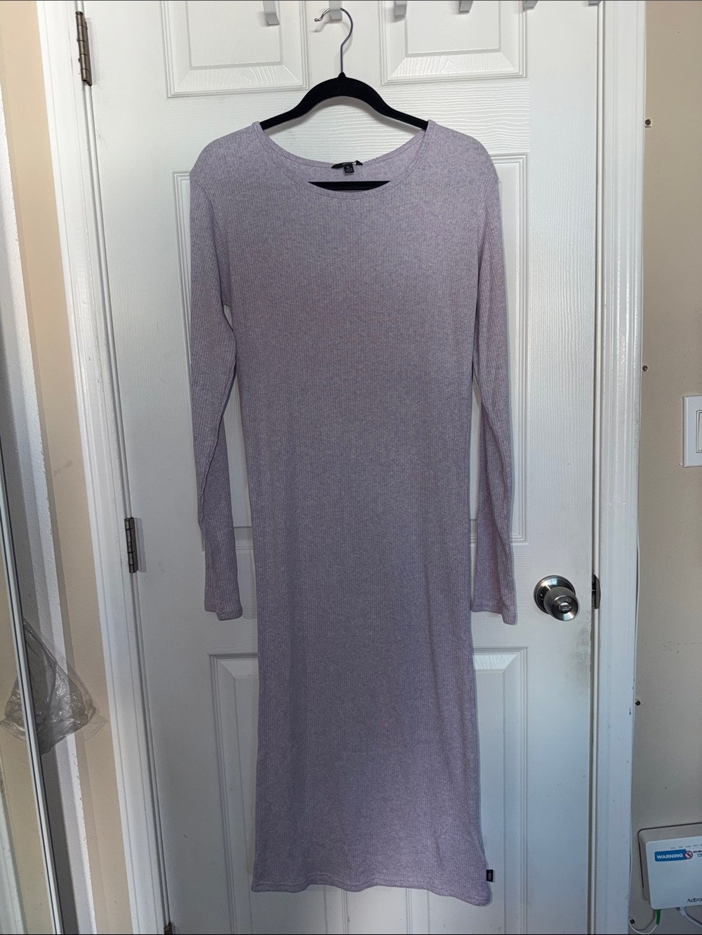 Vans Lavender Long Sleeve Midi Dress